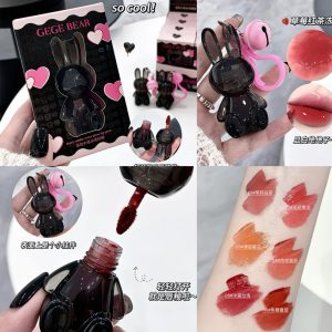 Labial Conejo Negro Gege Bear NO.GX1228