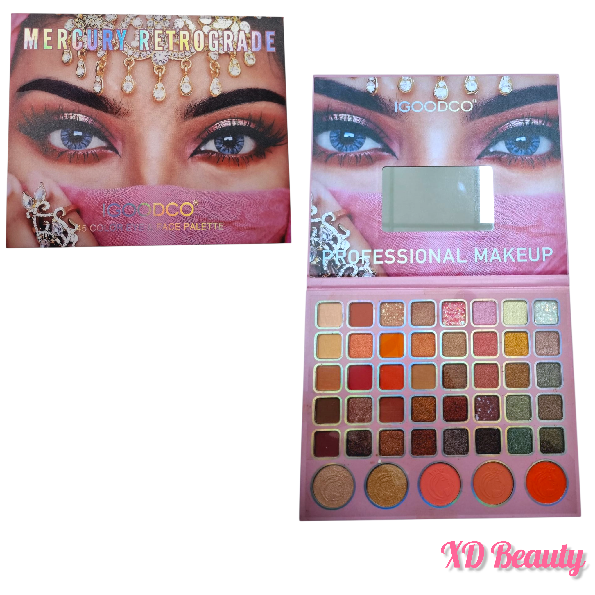 Paleta De Sombra Igoodco 45 Colores NO.LK5110