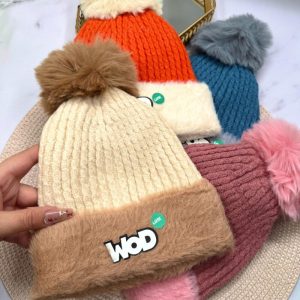 GORRO CON POMPOM X1U ABC-37696-4